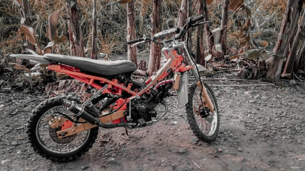 jupiter mx modif trail sederhana