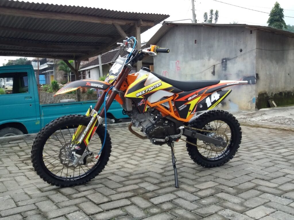 jupiter mx modif trail sederhana
