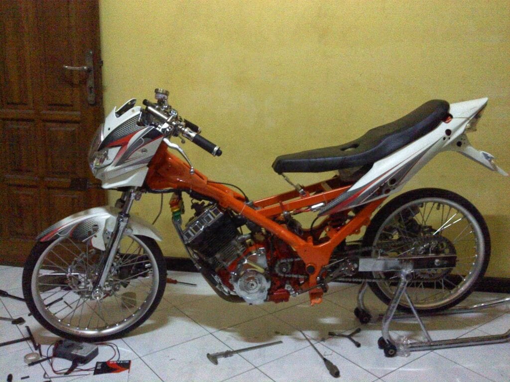 jupiter mx modif trail sederhana