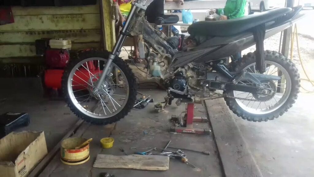 jupiter mx modif trail sederhana
