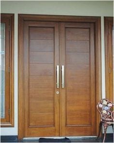 model pintu rumah minimalis 2 pintu terbaru
