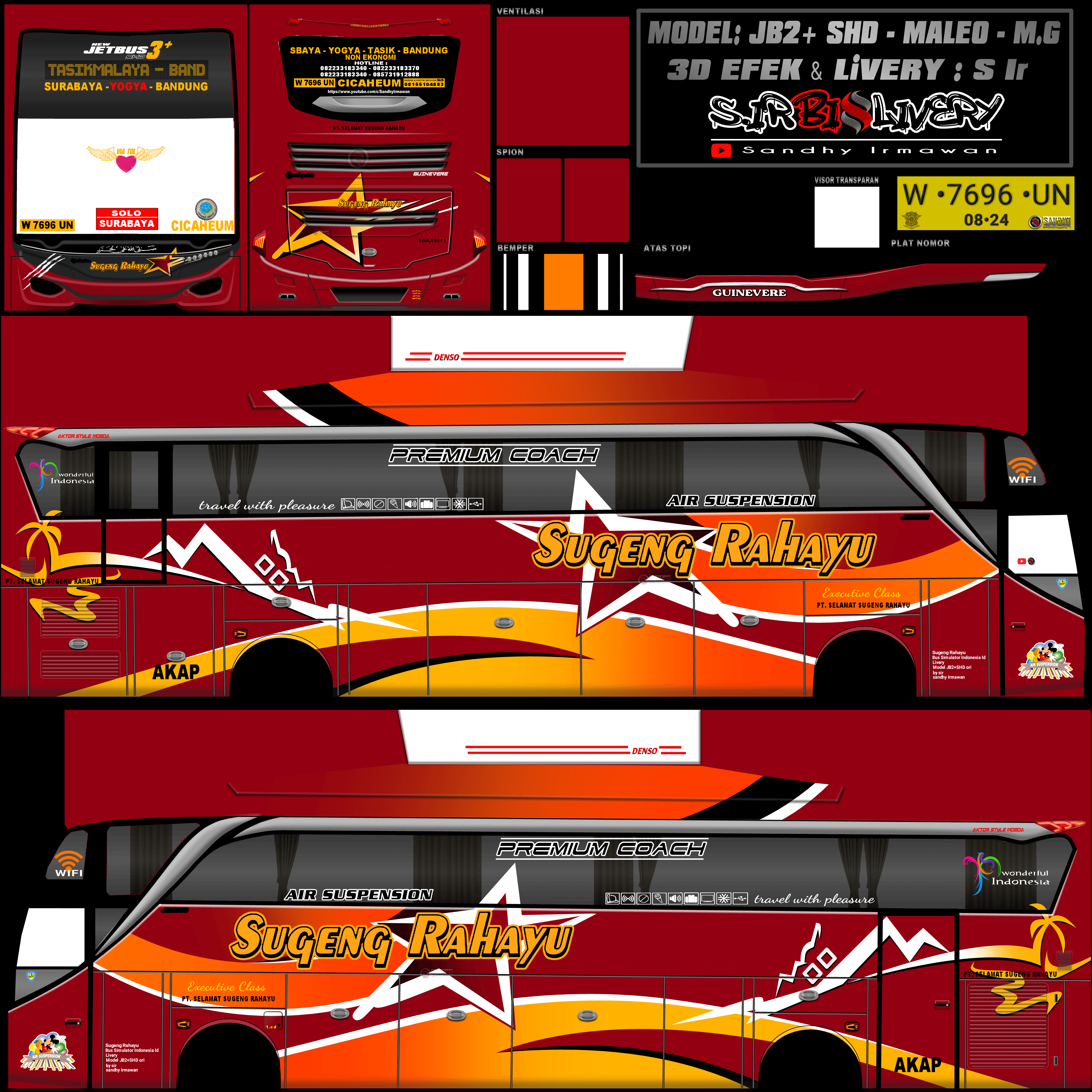 livery bussid sugeng rahayu