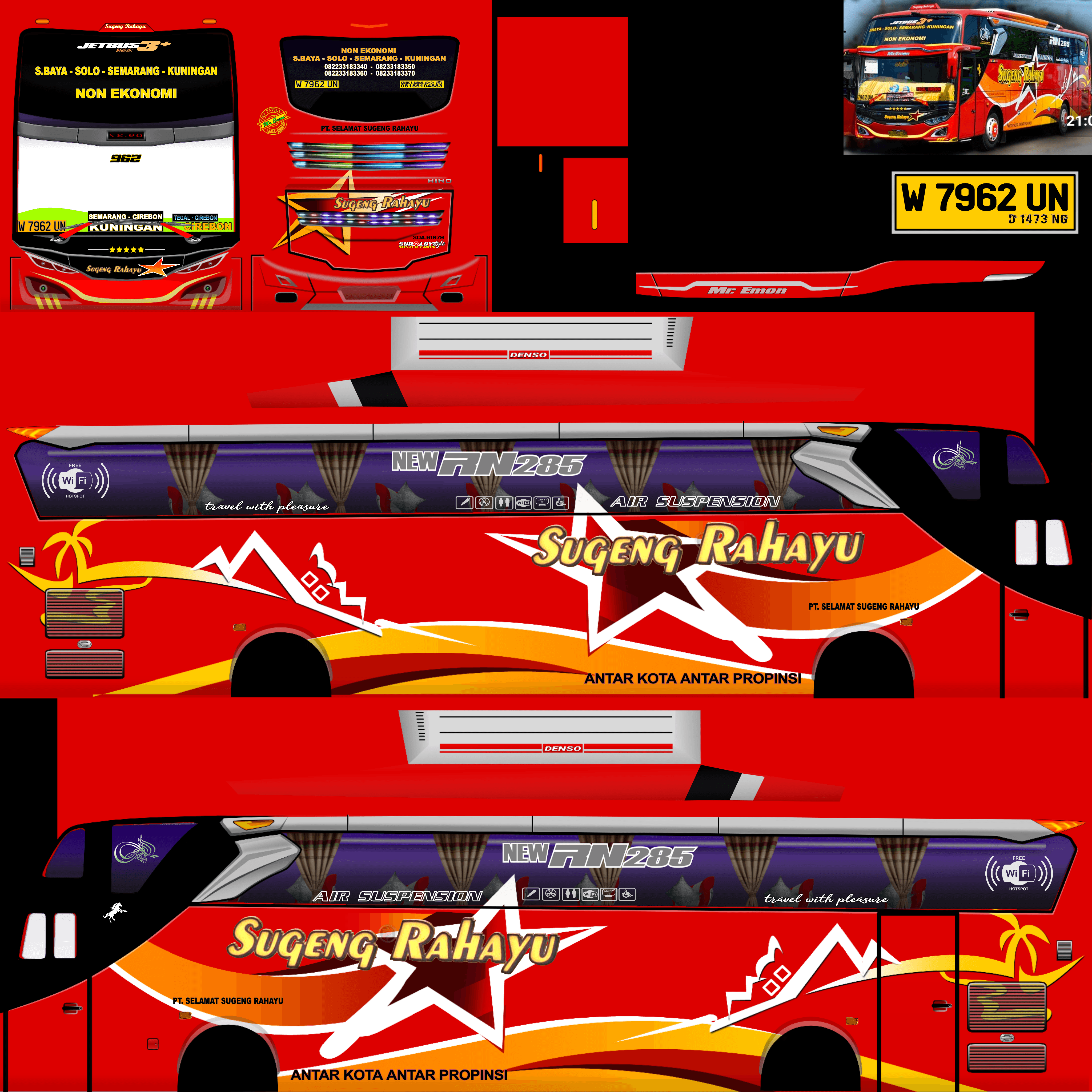 livery bussid sugeng rahayu