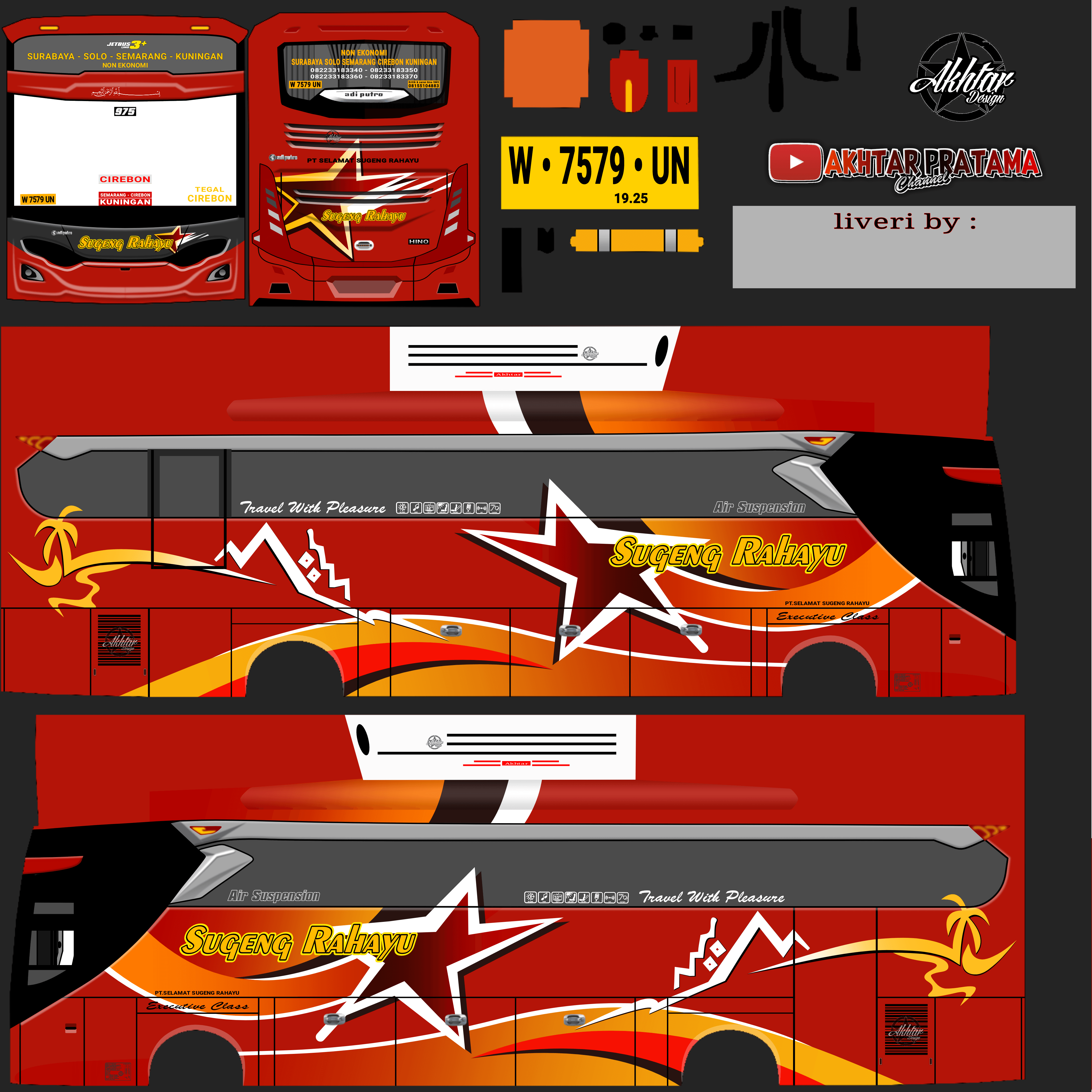 livery bussid sugeng rahayu
