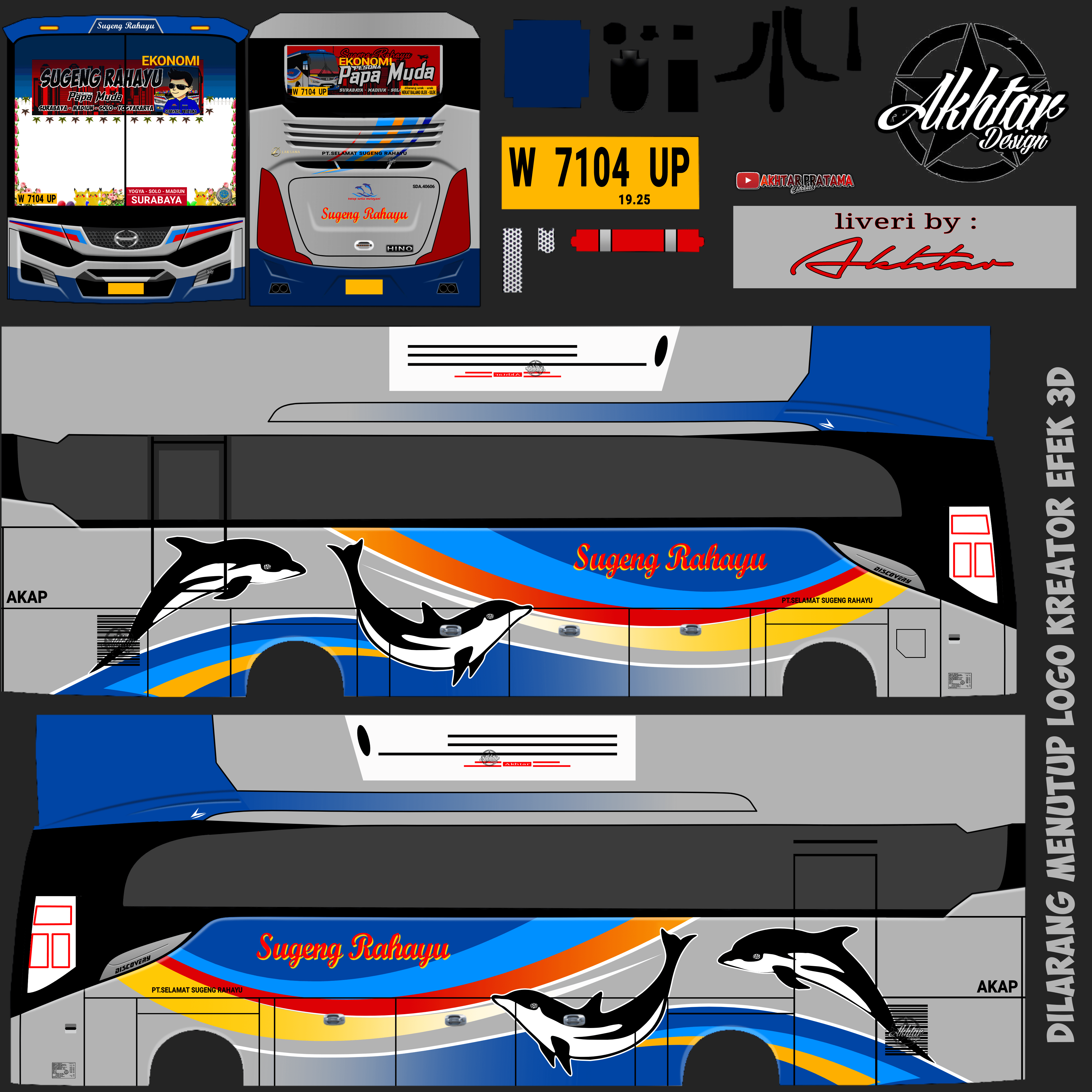 livery bussid sugeng rahayu