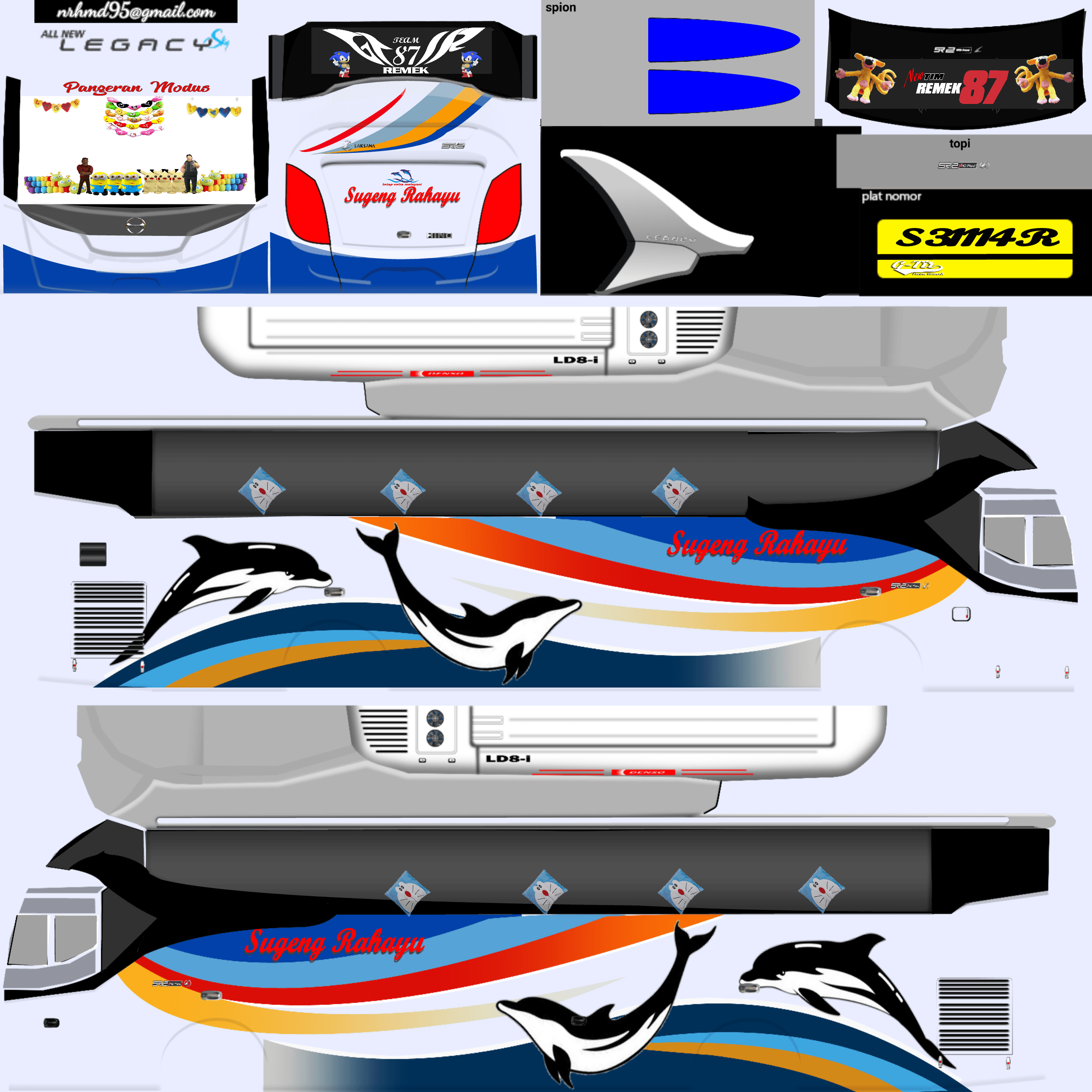 livery bussid sugeng rahayu