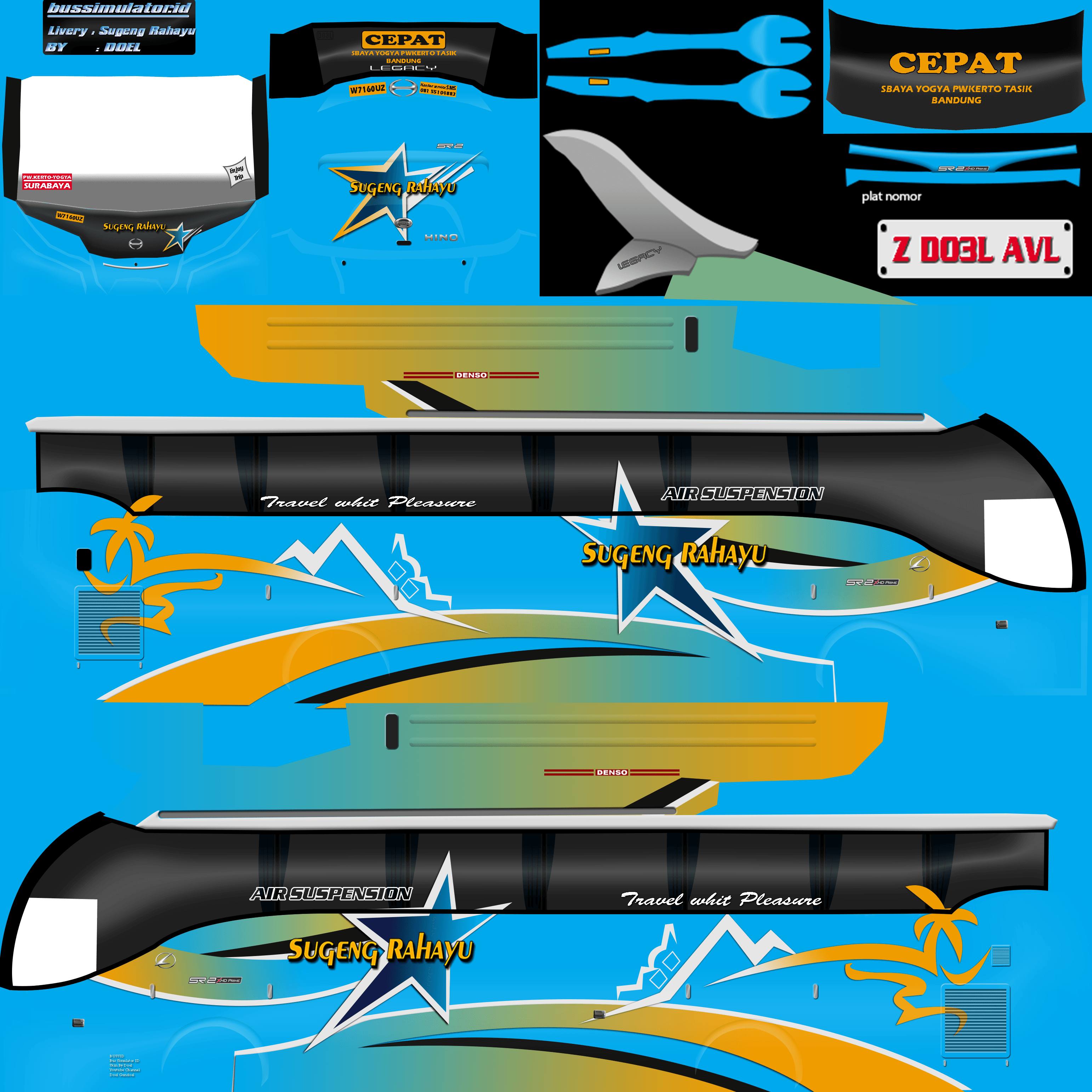 livery bussid sugeng rahayu