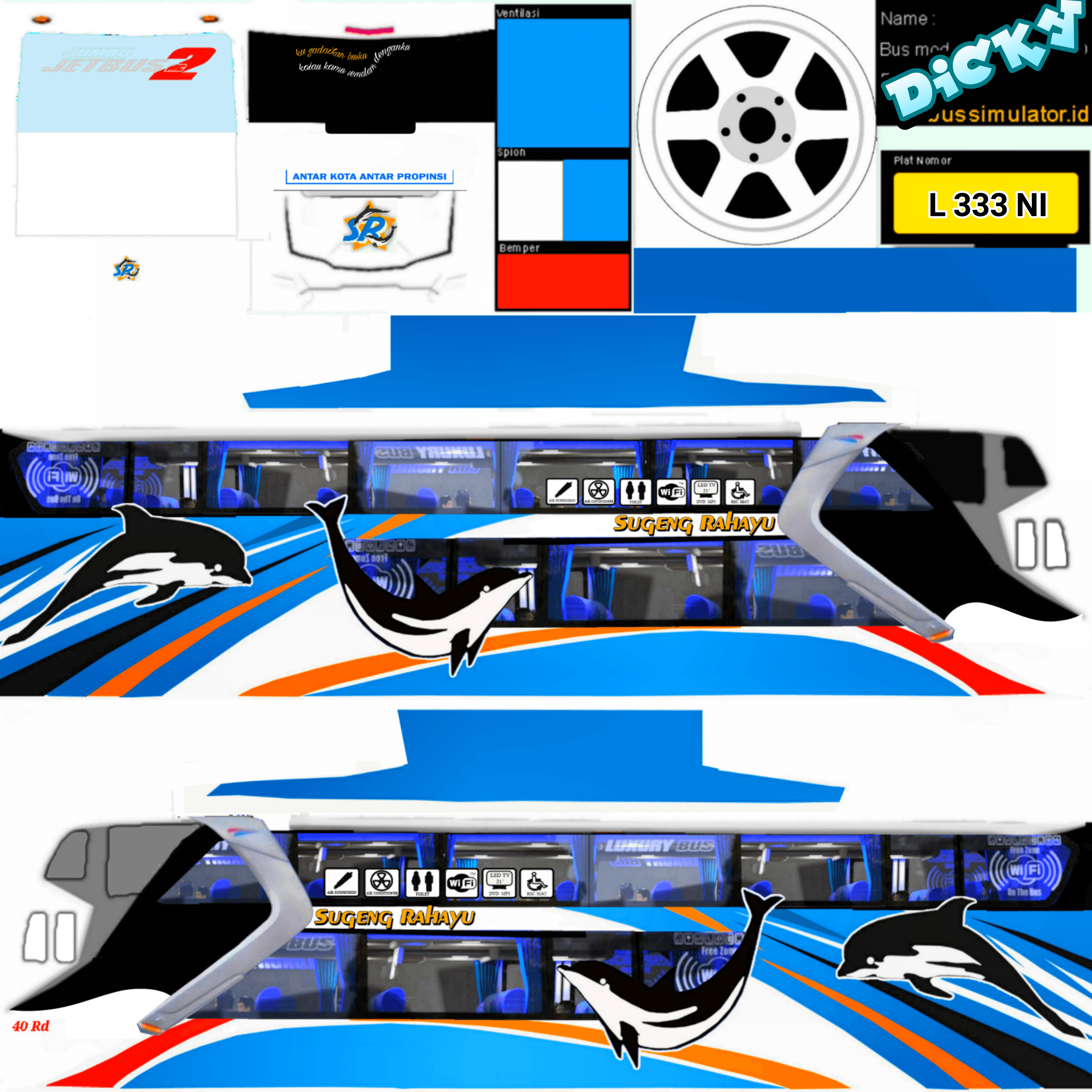 livery bussid sugeng rahayu