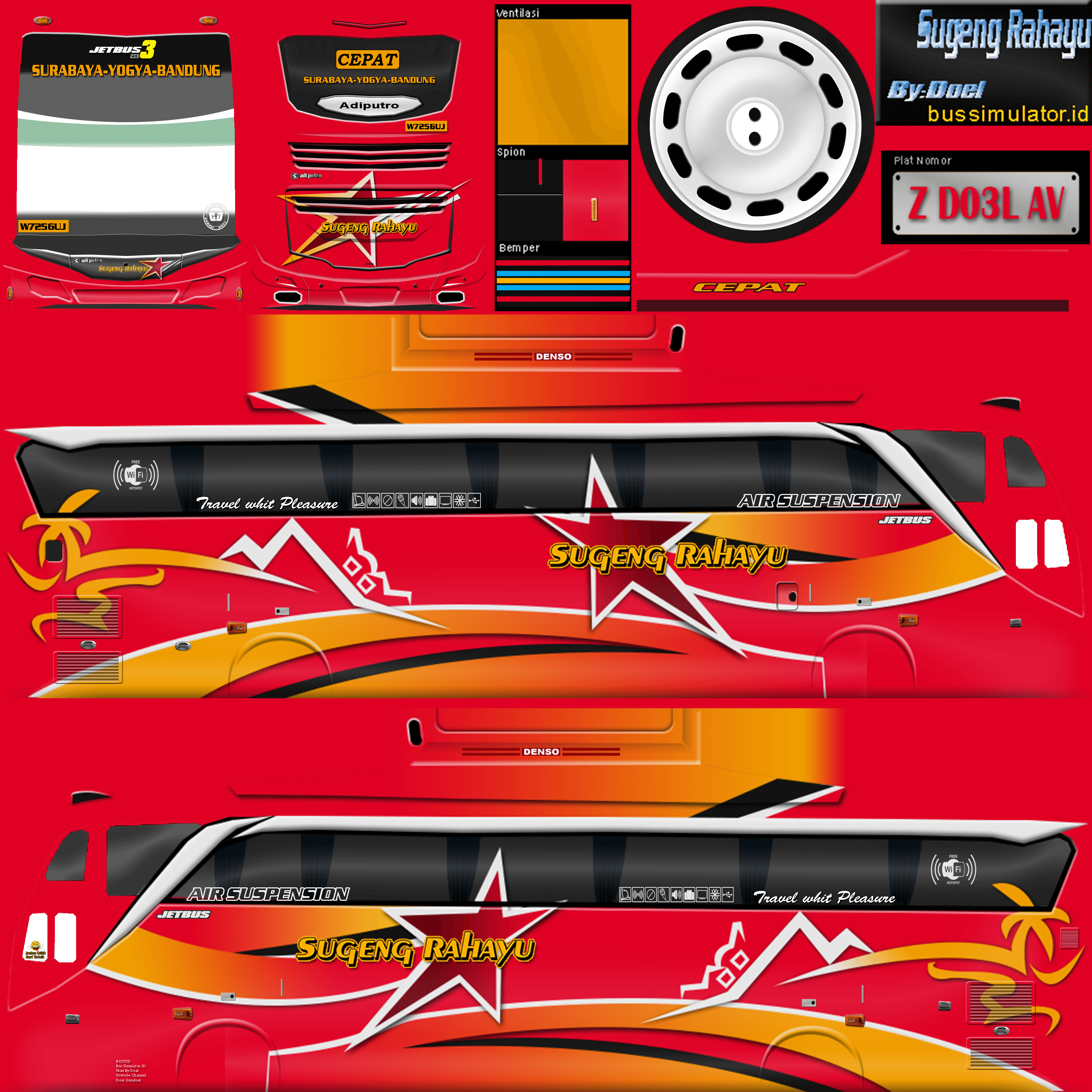 livery bussid sugeng rahayu