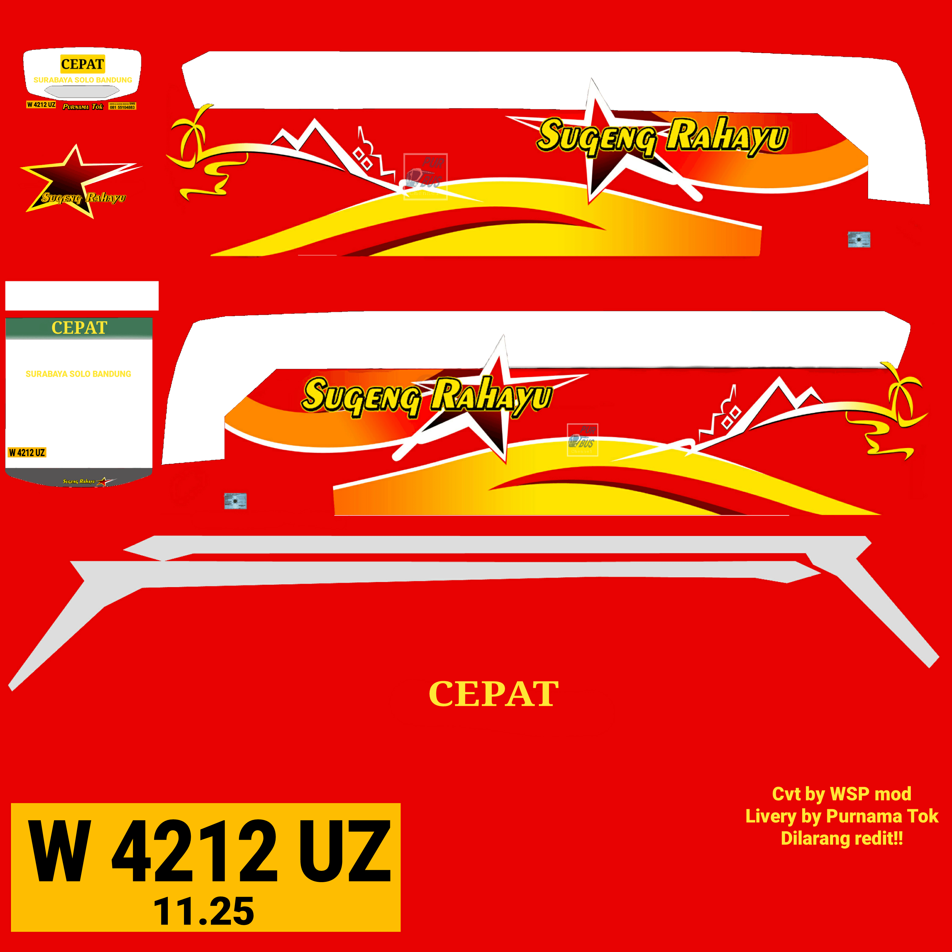 livery bussid sugeng rahayu