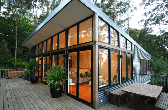 Desain Rumah Rangka Besi