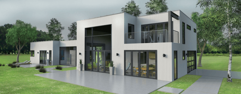 Desain Rumah Rangka Besi