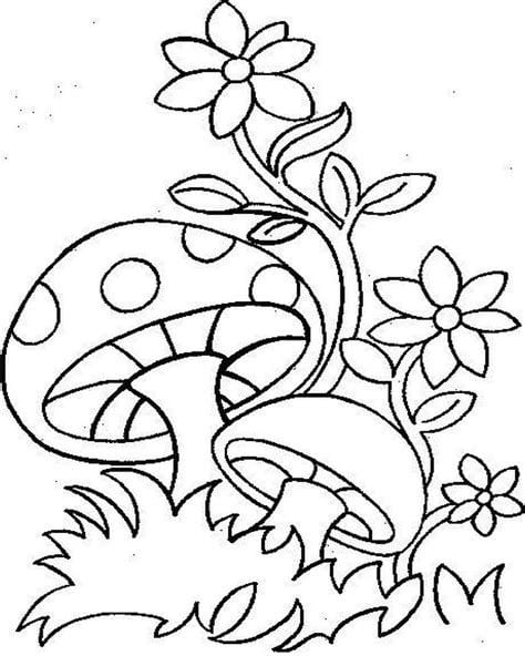Sketsa Gambar Hewan dan Tumbuhan