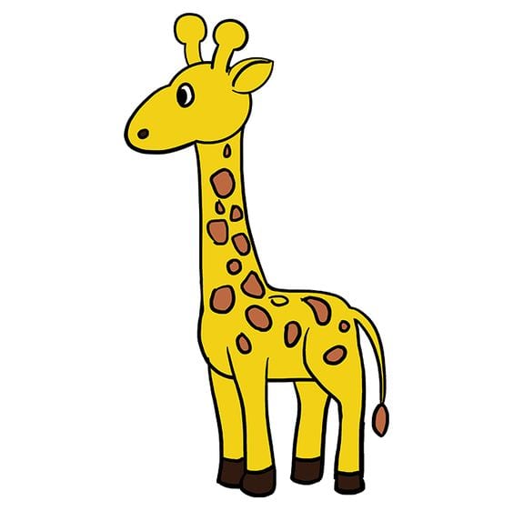 Gambar Jerapah Kartun