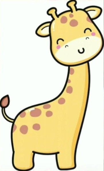 Gambar Jerapah Kartun