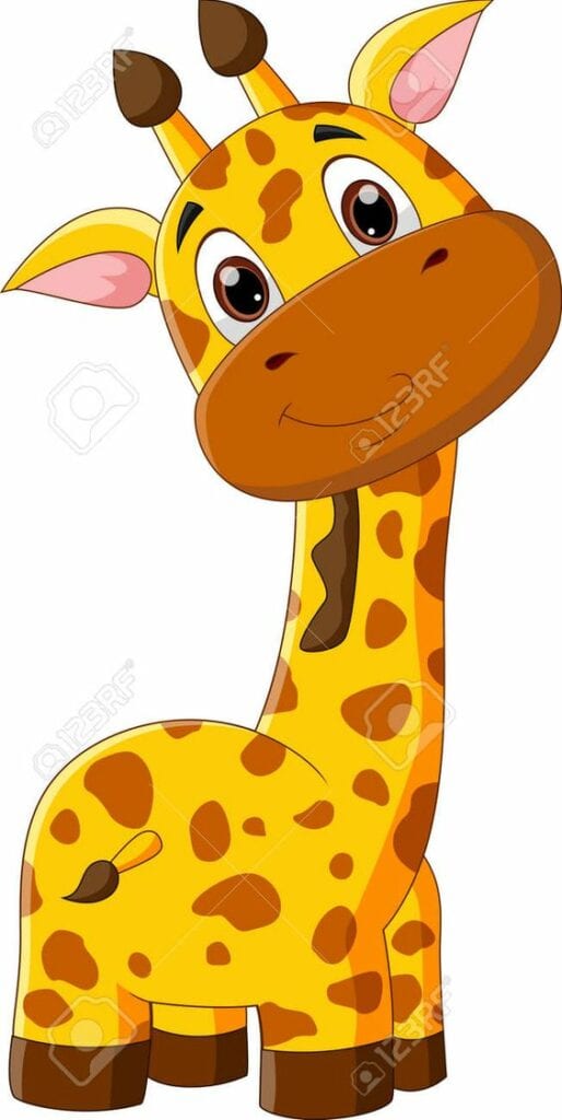 Gambar Jerapah Kartun