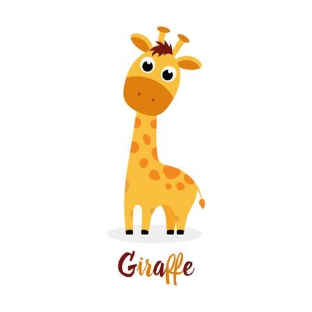 Gambar Jerapah Kartun