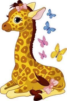 Gambar Jerapah Kartun