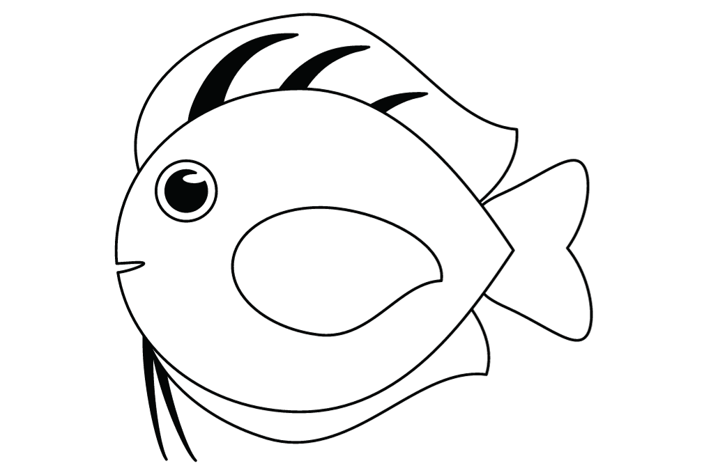 Gambar Kartun Lucu Hitam Putih