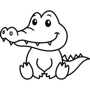 Gambar Kartun Lucu Hitam Putih