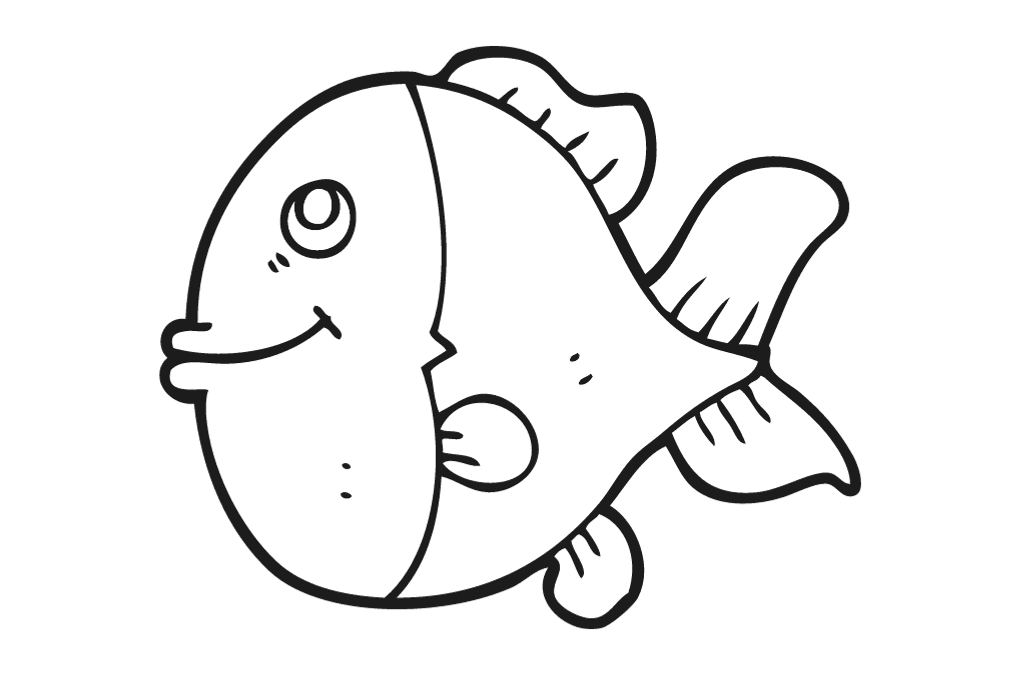 Gambar Kartun Lucu Hitam Putih