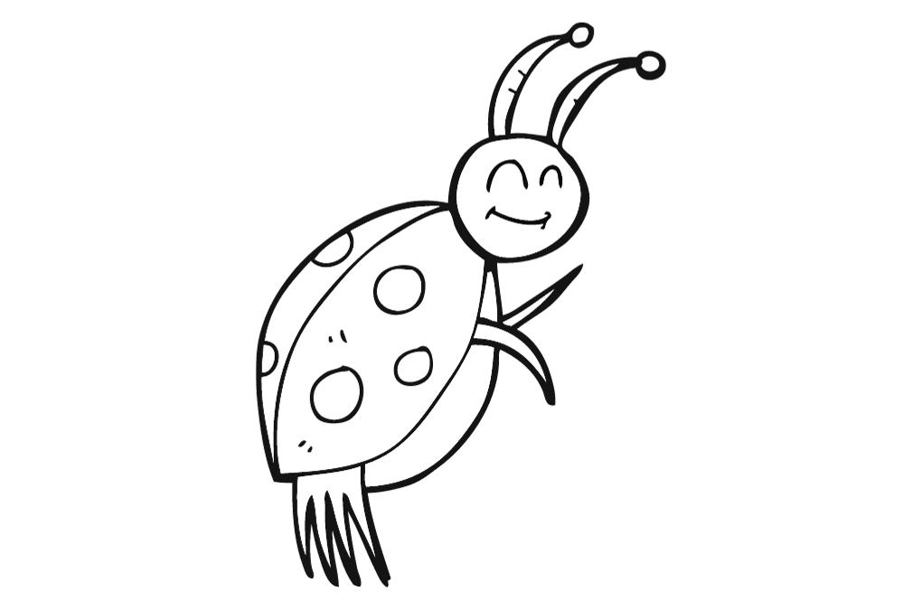Gambar Kartun Lucu Hitam Putih