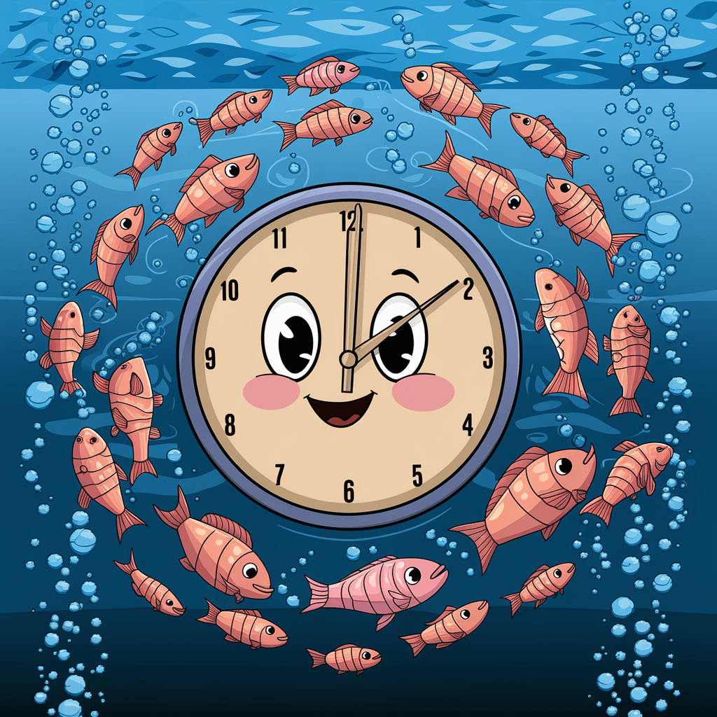gambar jam dinding kartun tanpa jarum