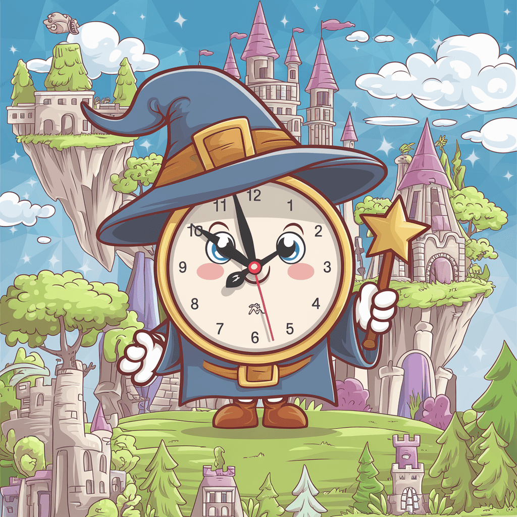 gambar jam dinding kartun tanpa jarum
