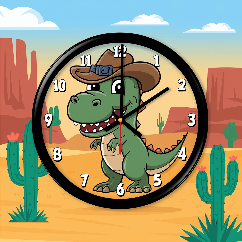 gambar jam dinding kartun tanpa jarum