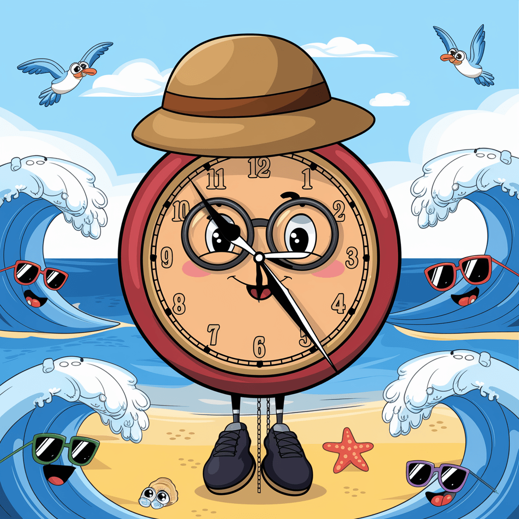 gambar jam dinding kartun tanpa jarum