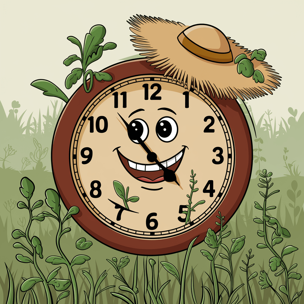 gambar jam dinding kartun tanpa jarum
