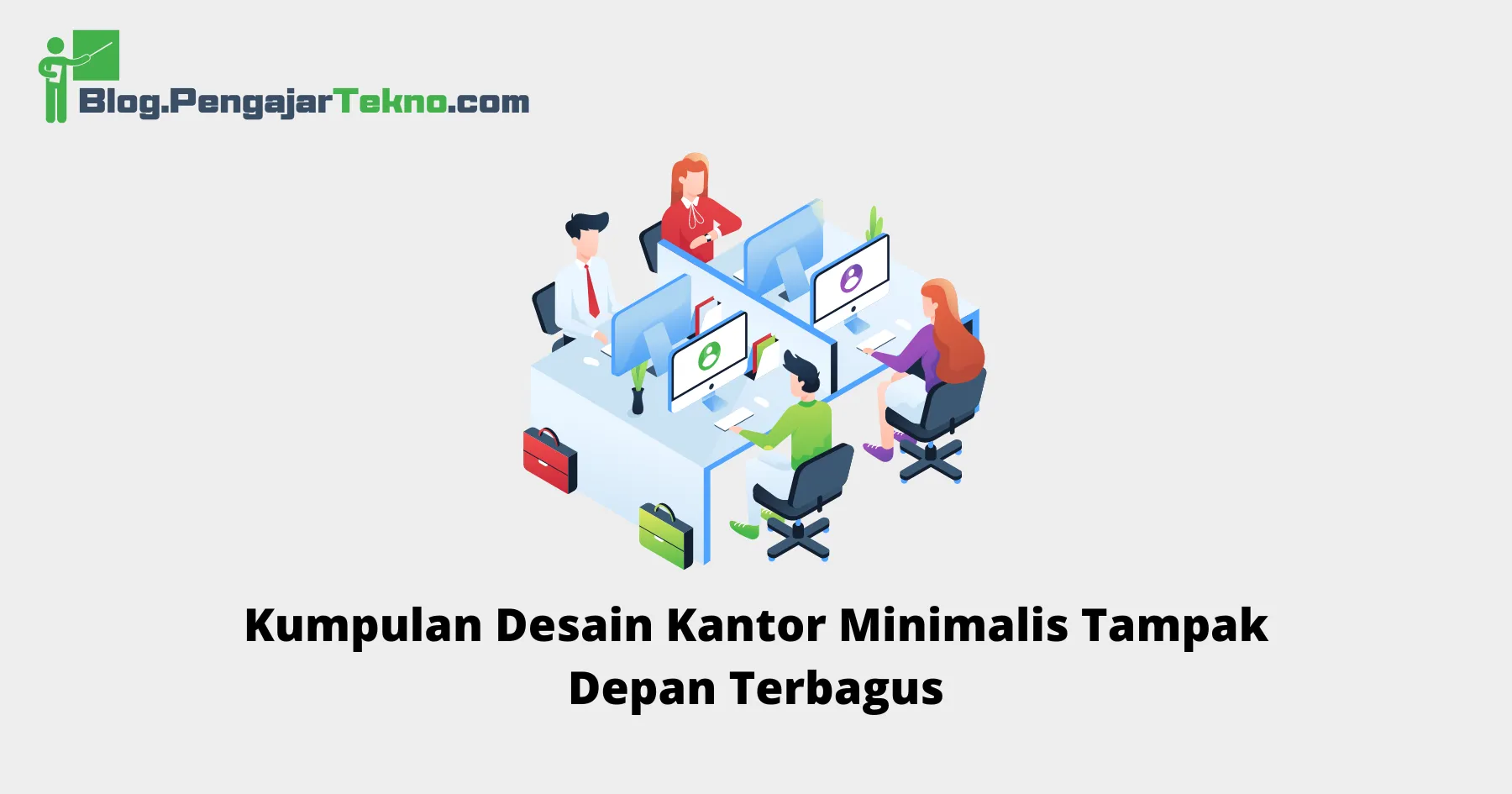 desain kantor minimalis tampak depan