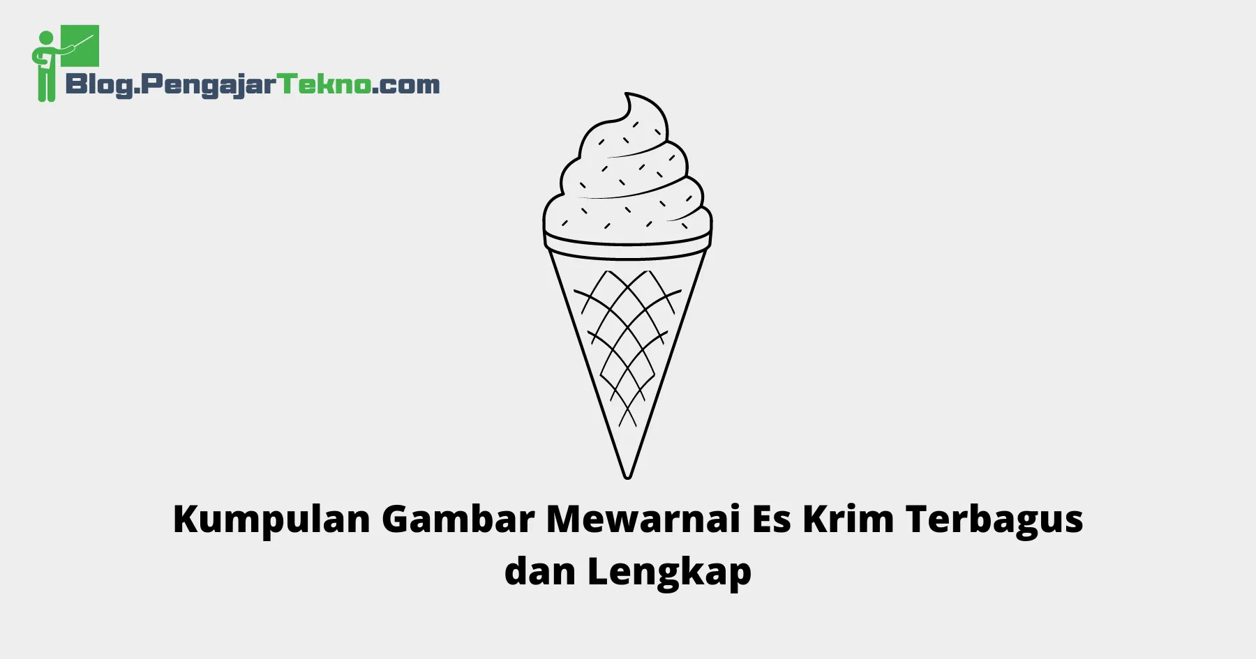Gambar Mewarnai Es Krim