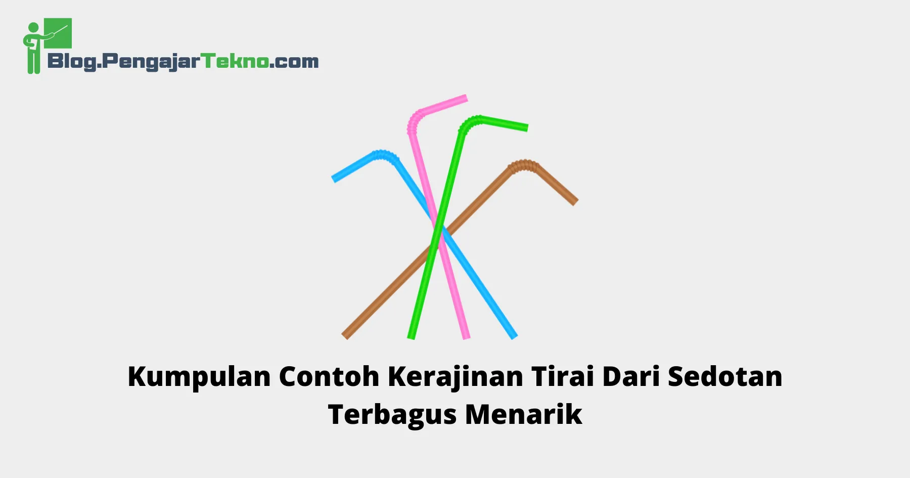 Kerajinan Tirai Dari Sedotan