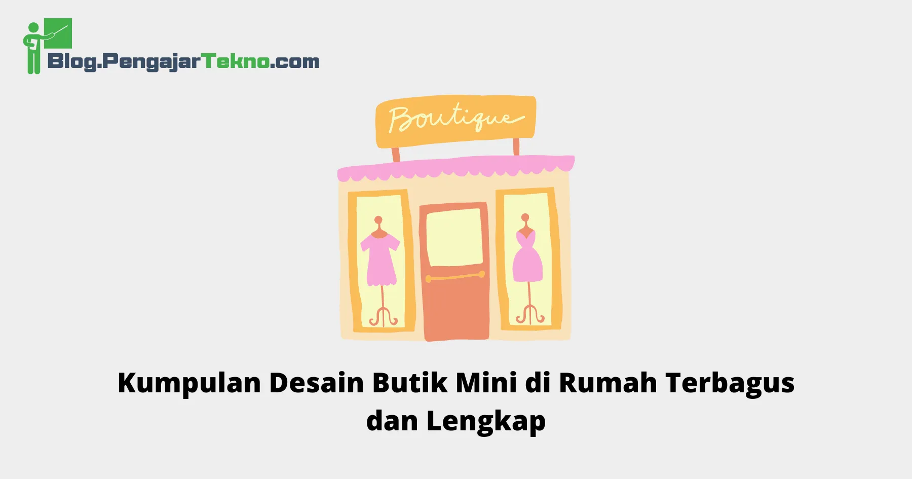 desain butik mini di rumah