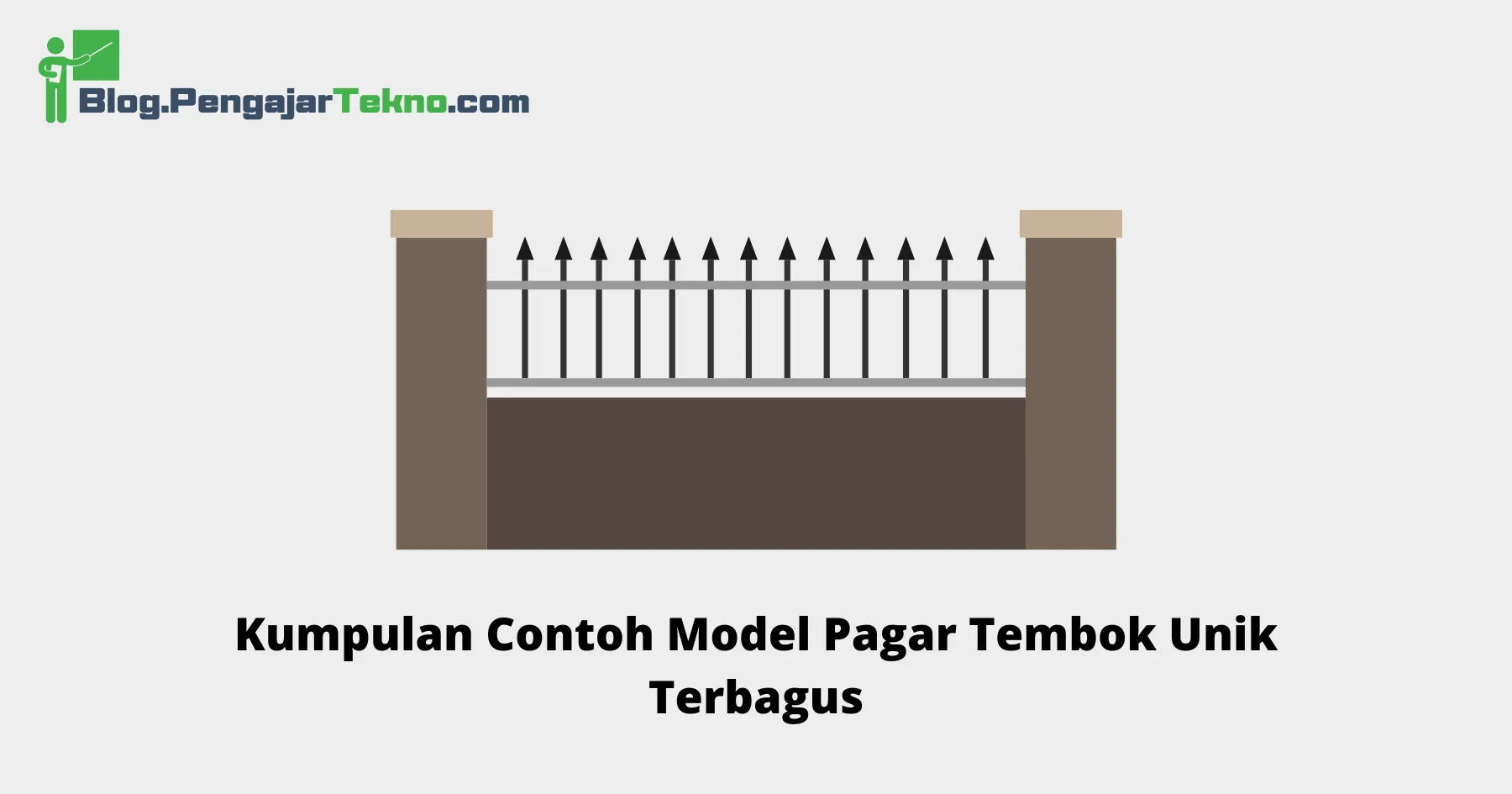 model pagar rumah setengah tembok