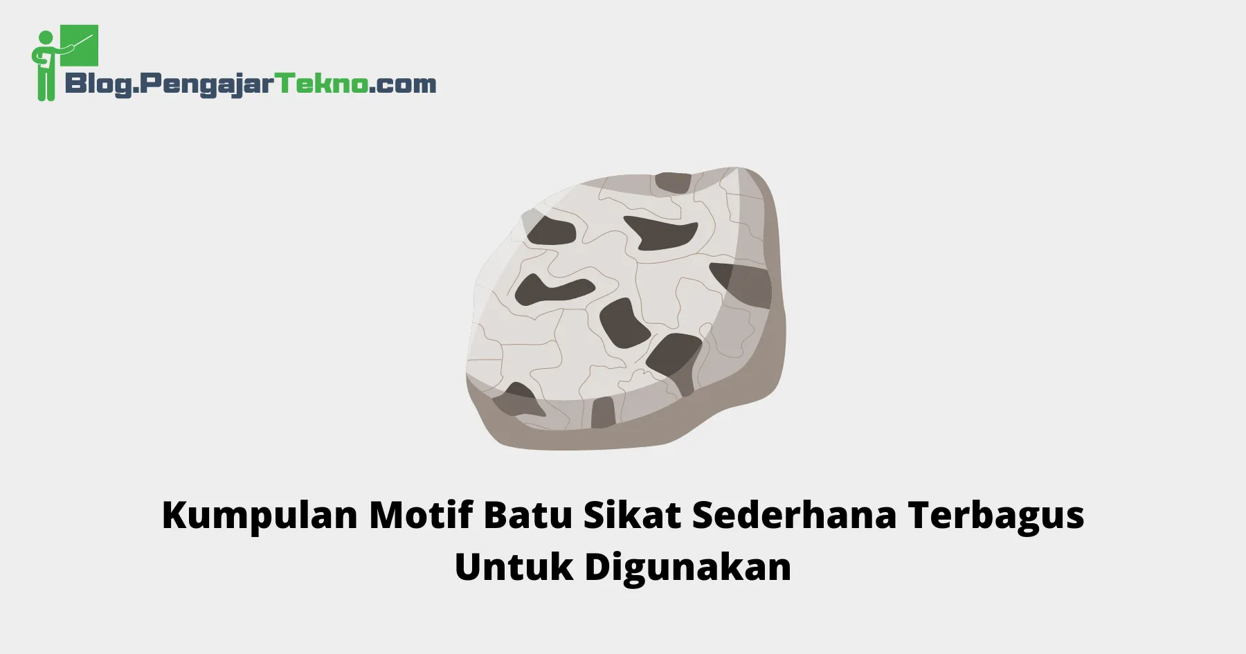 motif batu sikat sederhana