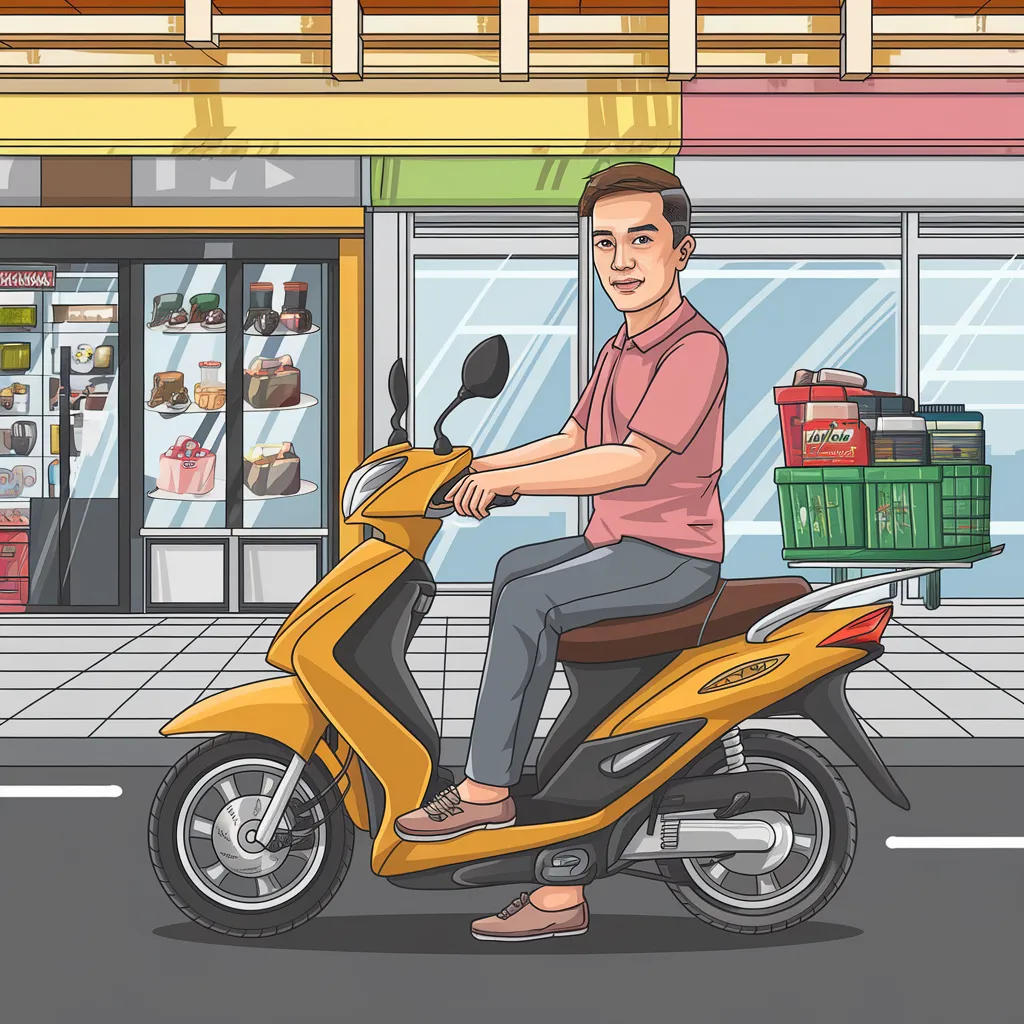 gambar kartun motor vario 150 25