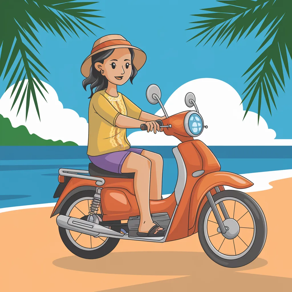 gambar kartun motor vario 150 4